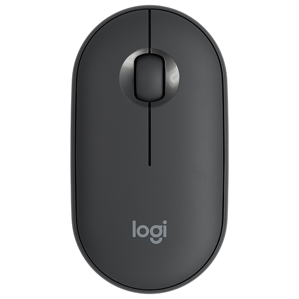 Беспроводная мышь L910-005718 LOGITECH Pebble M350 Wireless Mouse - GRAPHITE - 2.4GHZ/BT - EMEA - CLOSED BOX