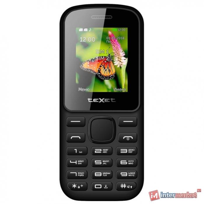 Мобильный телефон Texet TM-130 черный
