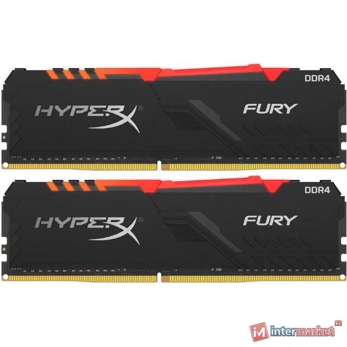 Оперативная память Kingston HyperX Fury RGB HX430C15FB3AK2/16