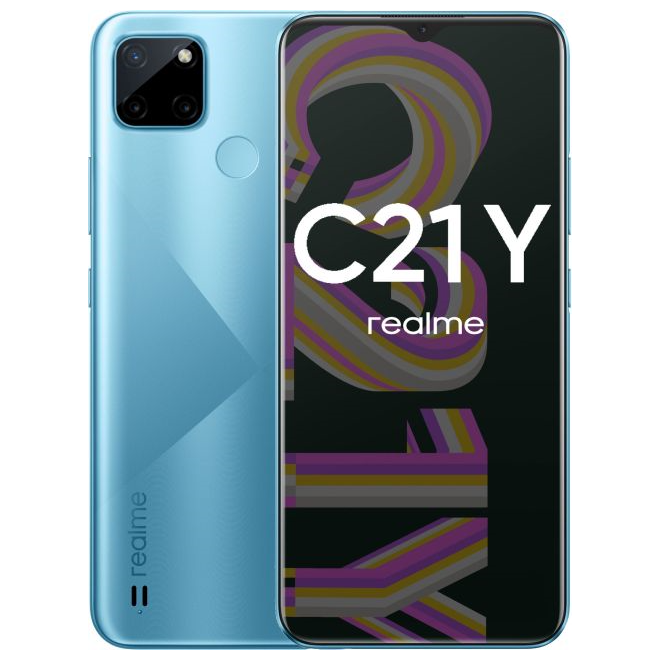 Смартфон Realme C21Y 4+64Gb blue RMX3261 