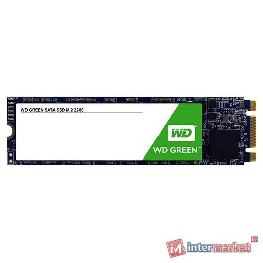 Твердотельный накопитель 480GB SSD WD Серия GREEN M.2 2280 SATA3 R545Mb/s WDS480G2G0B